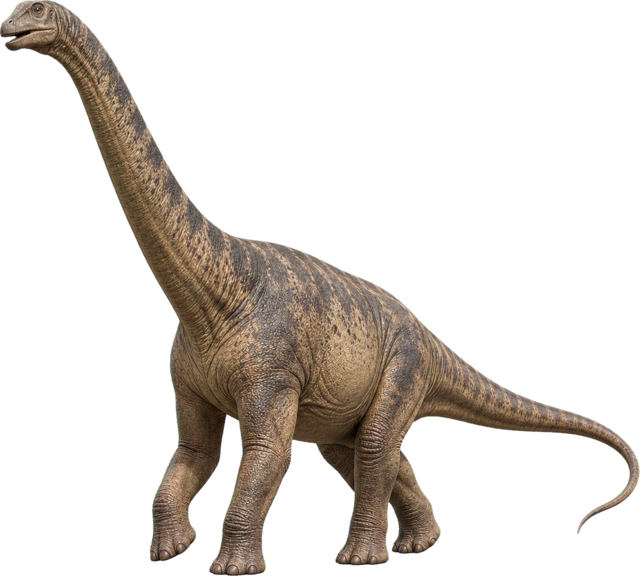 Apatosaurus with a sturdy body, long neck, and long tail.