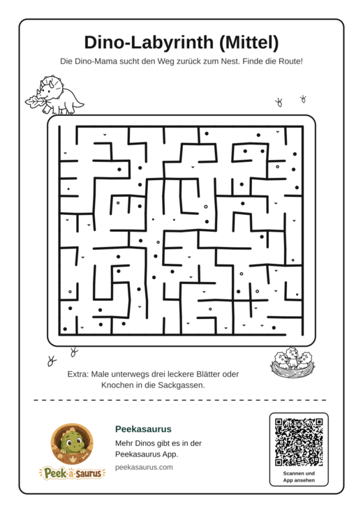 Dino-Labyrinth (Mittel)